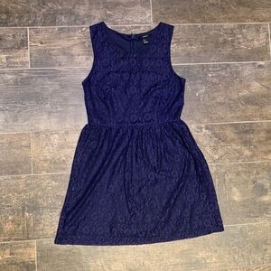 Forever 21 Navy Sleeveless Mini Dress